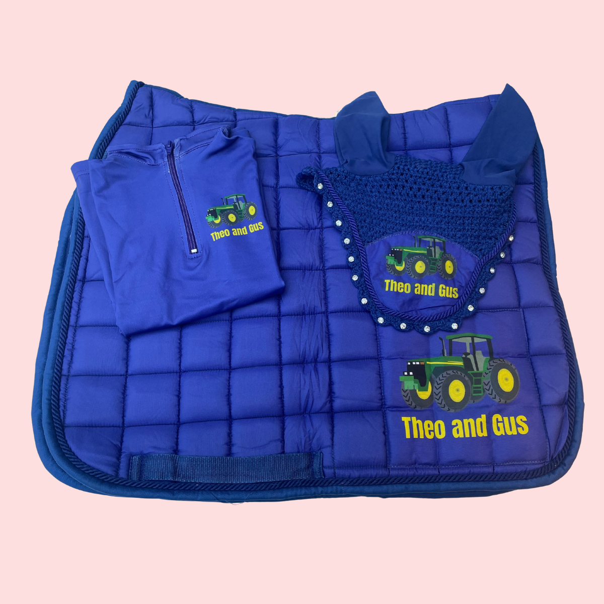 Design your own Printed Saddle Pad Set!