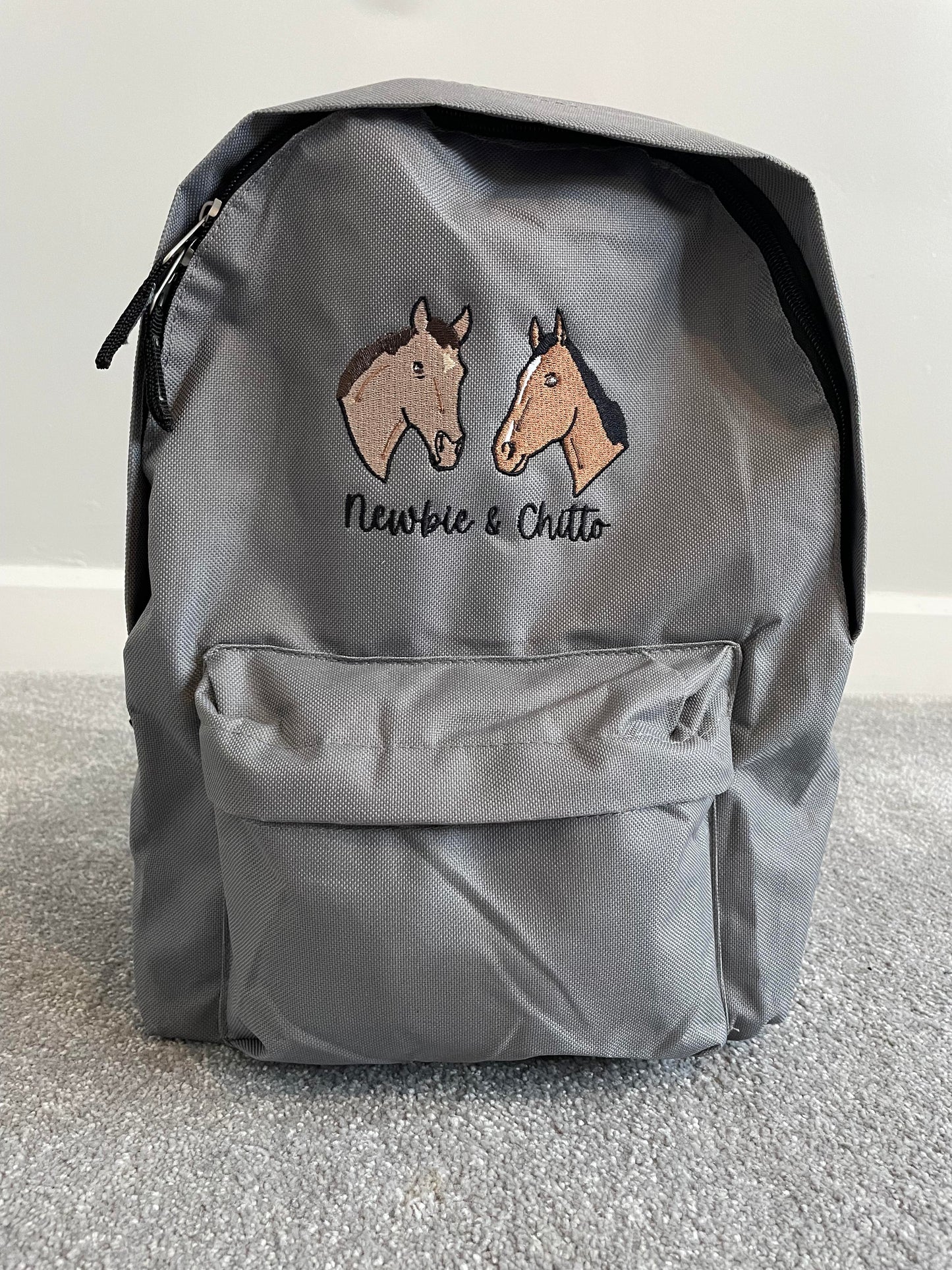 Personalised Horse Portrait Backpack