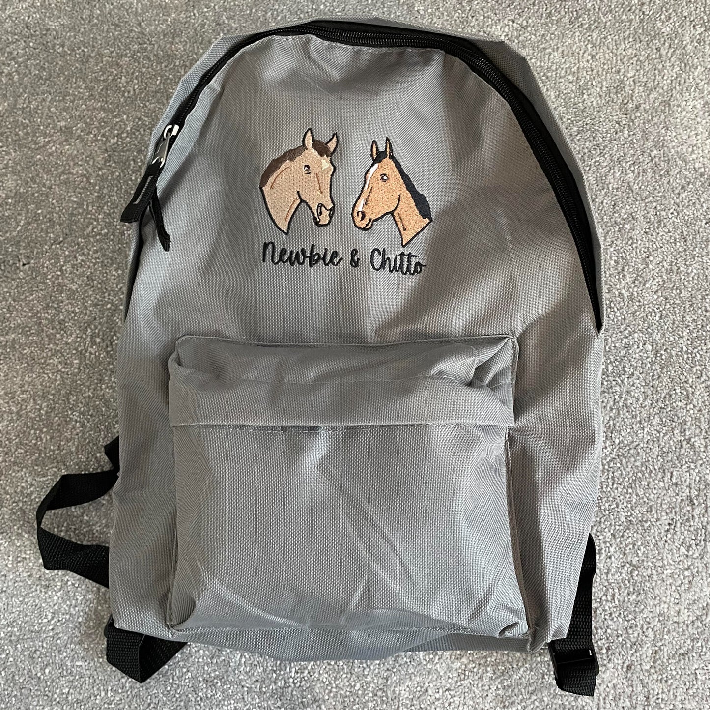 Personalised Horse Portrait Backpack