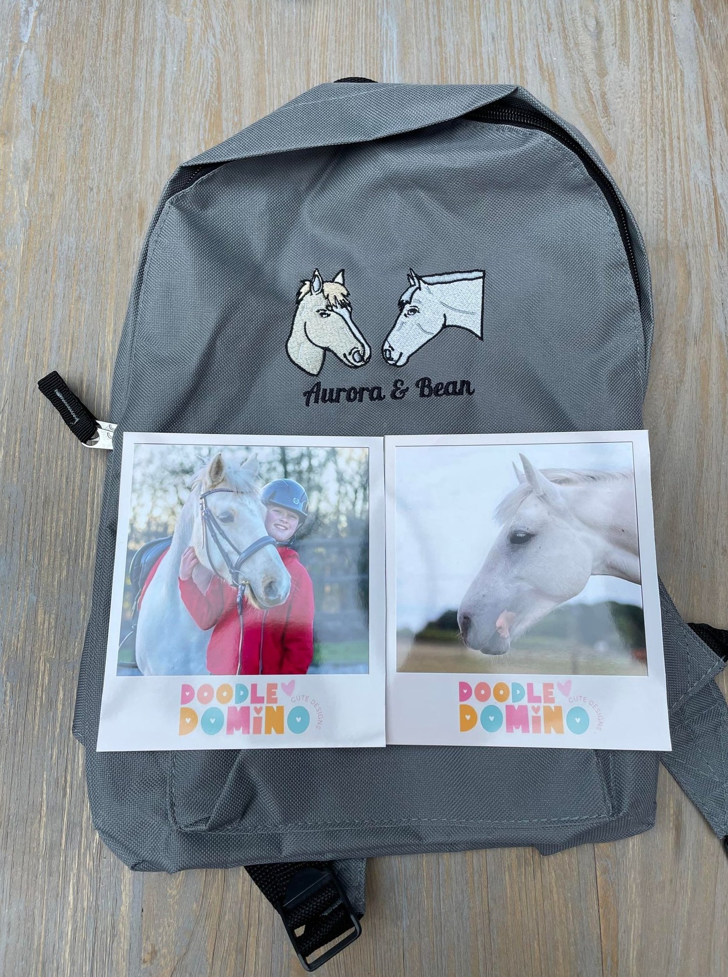 Personalised Horse Portrait Backpack