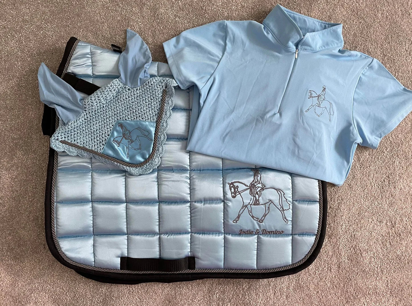 Design your own Printed Saddle Pad Set!