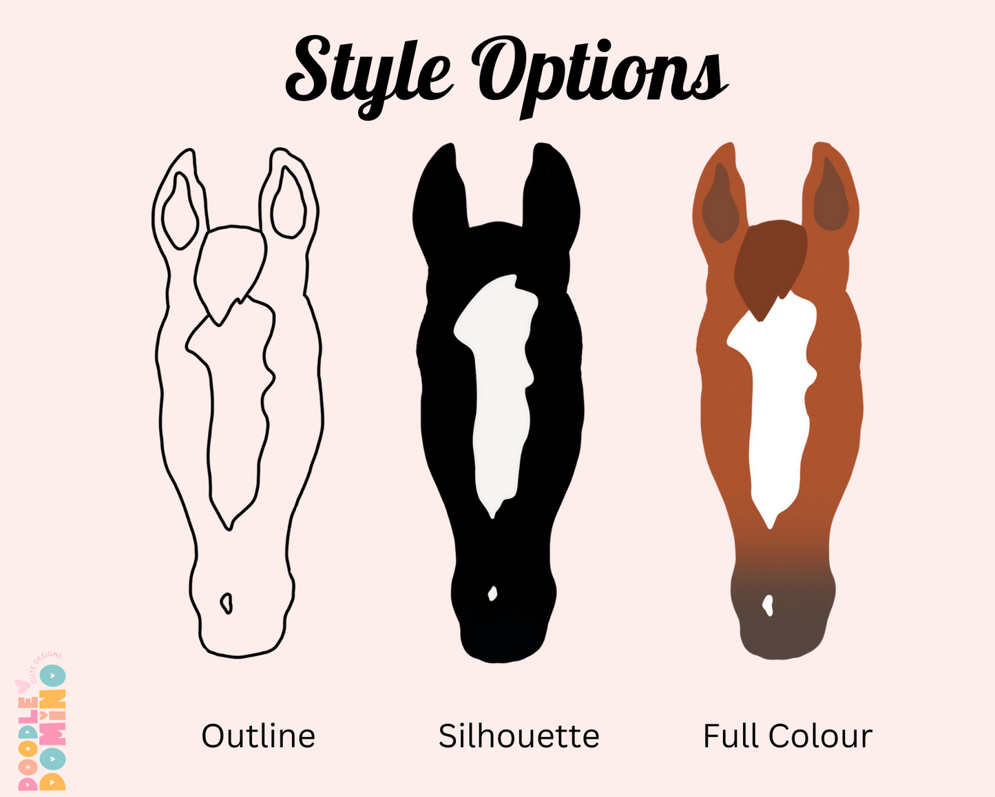 Custom Horse Silhouette Print