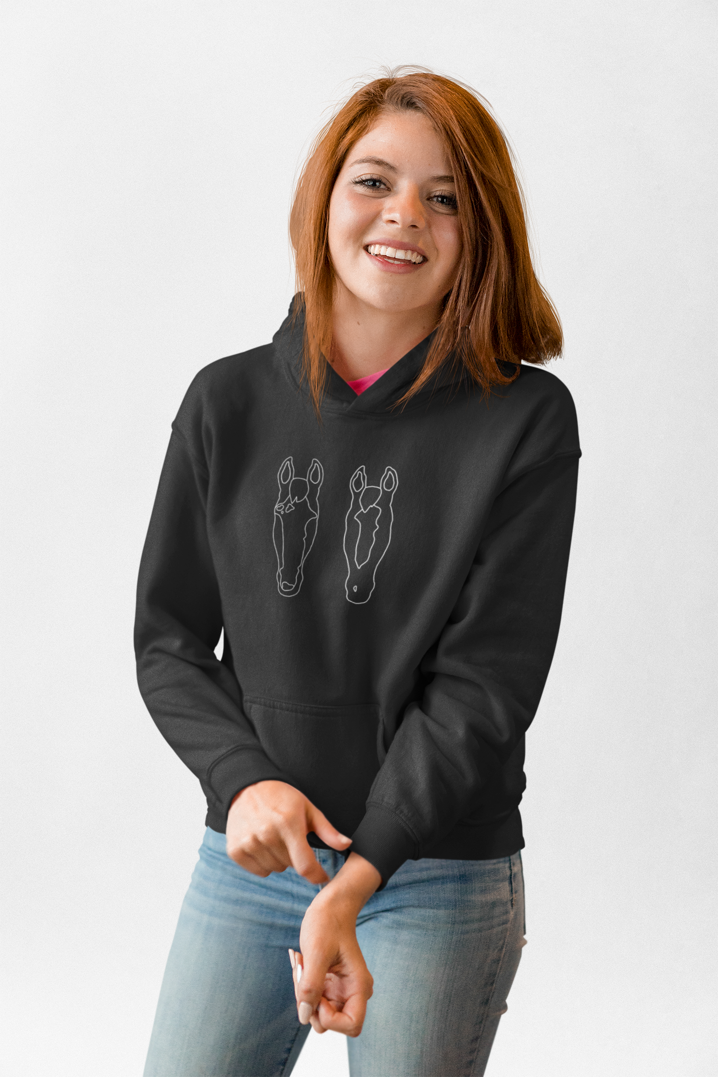 Personalised Horse Silhouette Hoodie