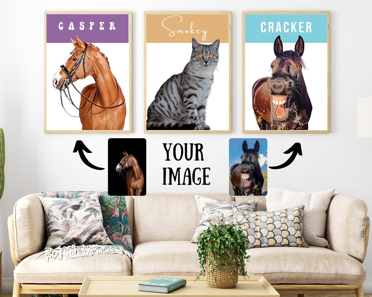 Personalised Horse Wall Art