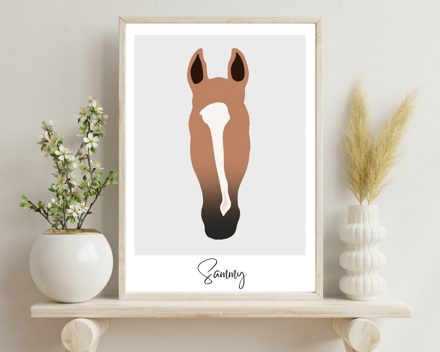 Custom Horse Silhouette Print