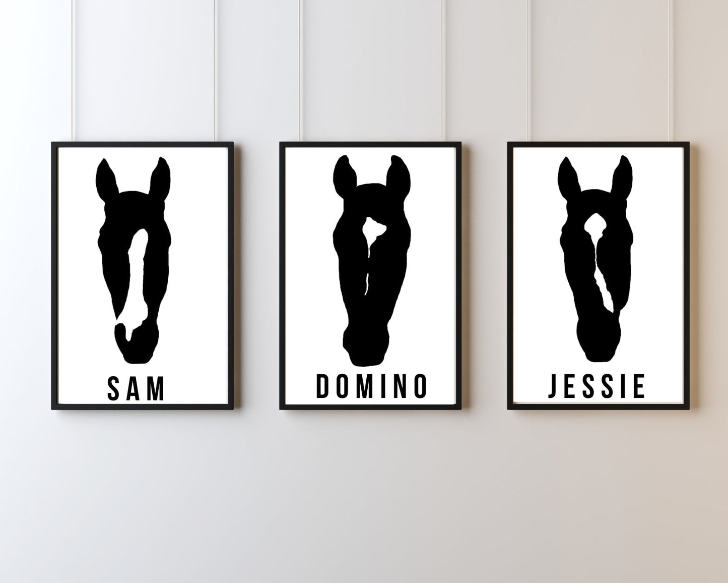 Custom Horse Silhouette Print