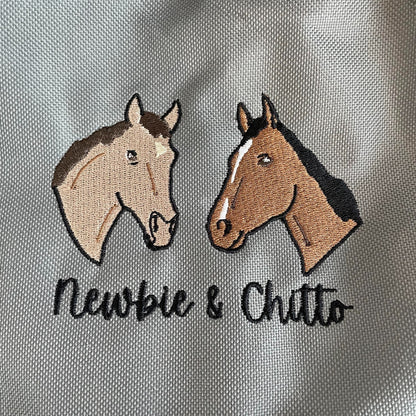 Personalised Horse Portrait Backpack