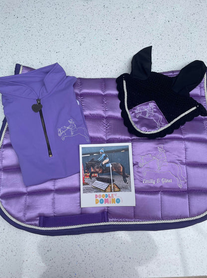 Personalised Saddle Pad and Base Layer Set