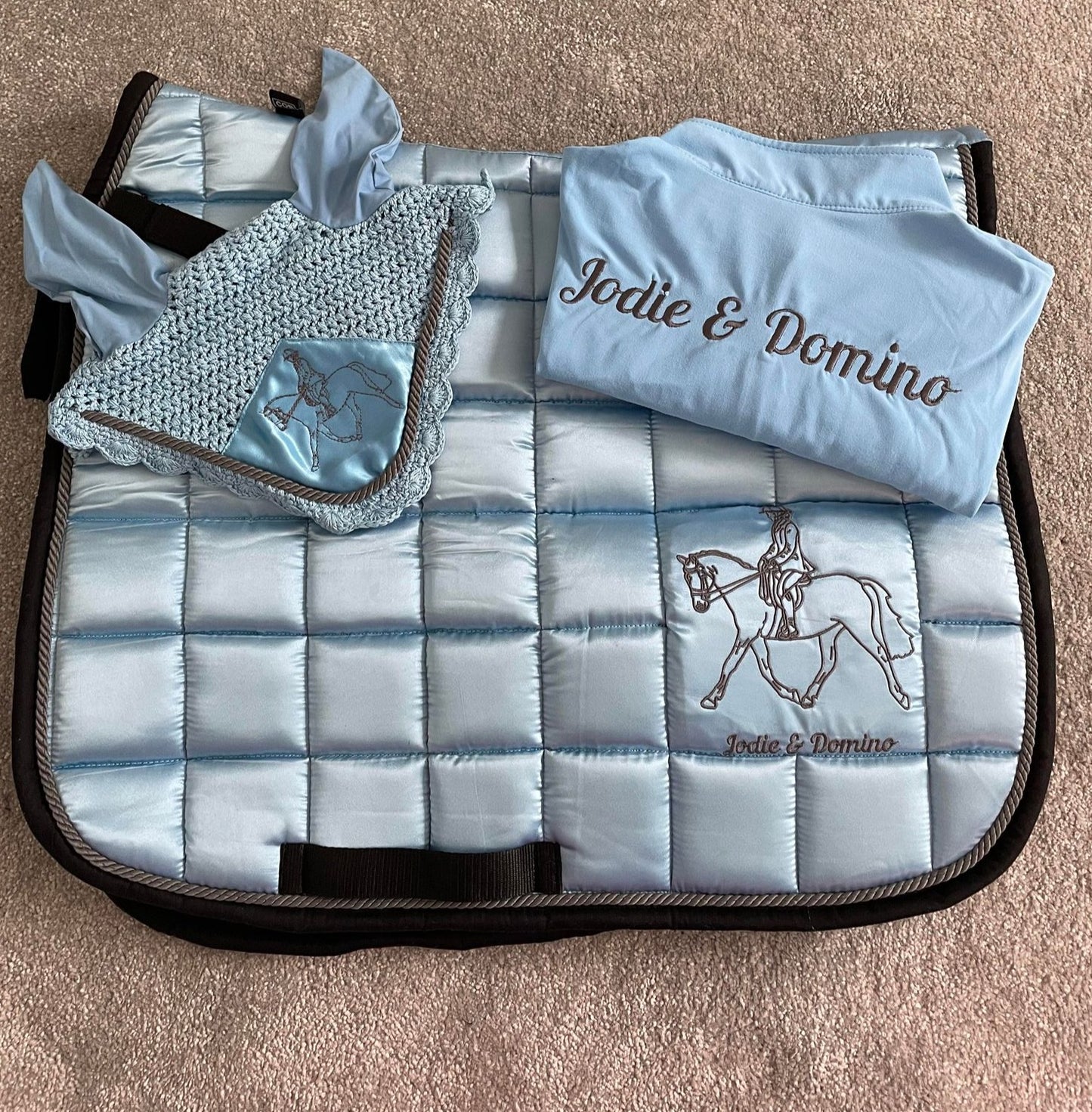 Personalised Saddle Pad and Base Layer Set