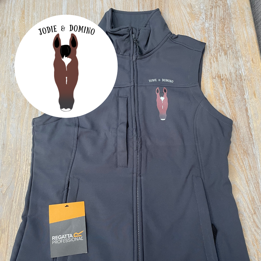Personalised Silhouette Horse Gilet