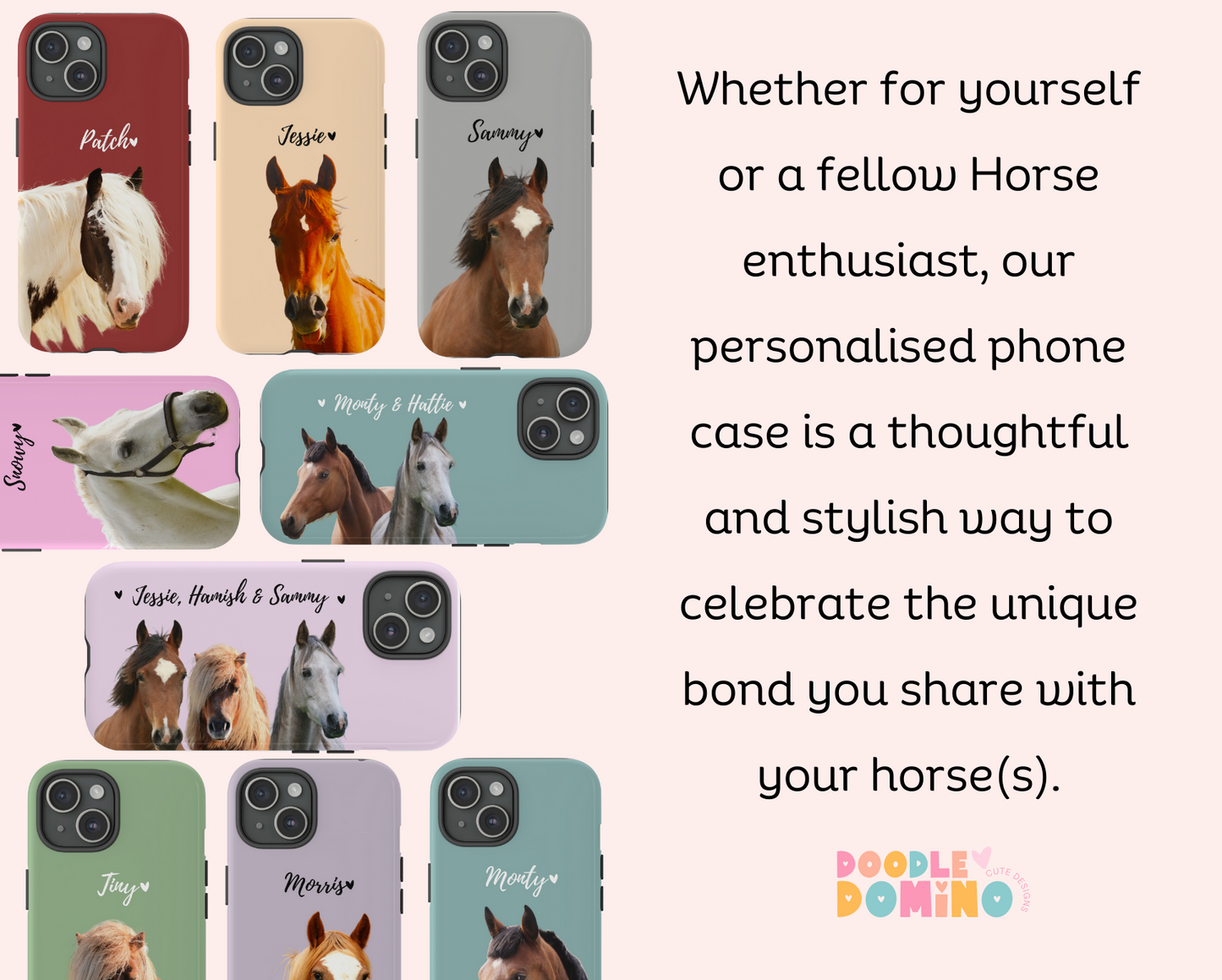 Personalised Horse Phone Case - iPhone