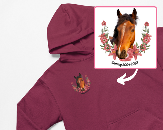 Personalised Horse Memorial Hoodie/Sweatshirt
