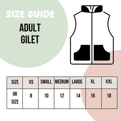 Personalised Silhouette Horse Gilet