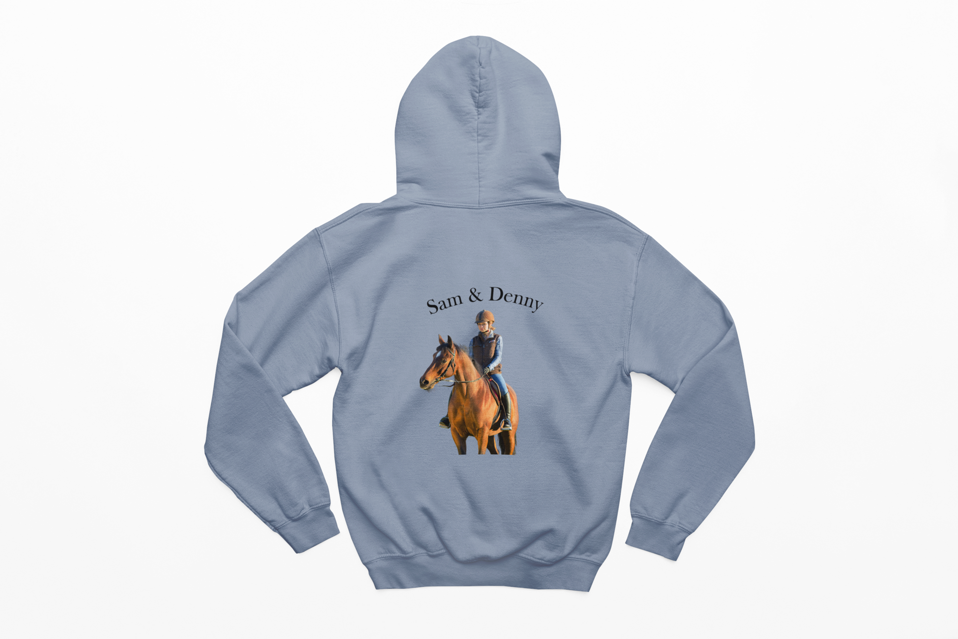Personalised Horse Hoodie DoodleDomino