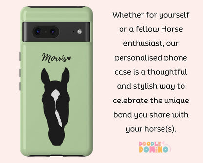 Custom Horse Silhouette Phone Case - iPhone