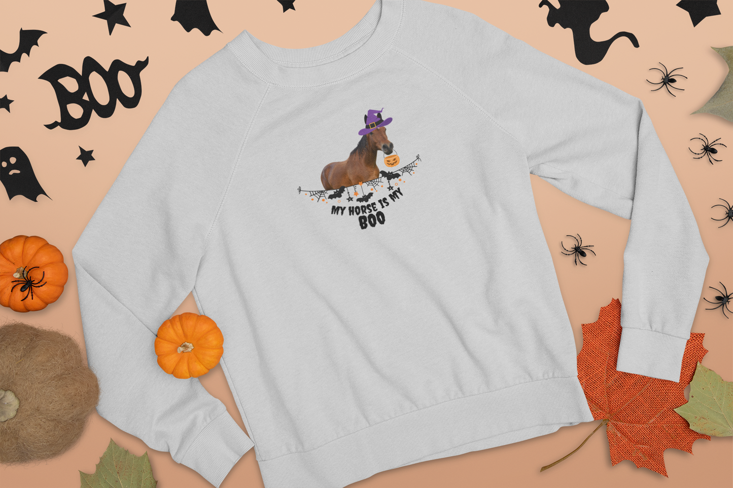 Personalised 'My Horse is my Boo' Jumper - CHILD