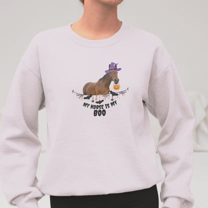 Personalised 'My Horse is my Boo' Jumper - CHILD