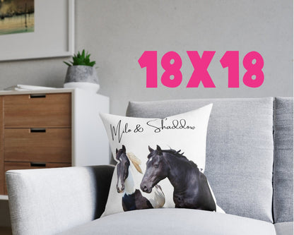 Custom Horse Pillow