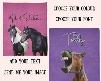Personalised Horse Blanket