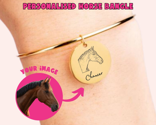 Personalised Horse Portrait Bracelet