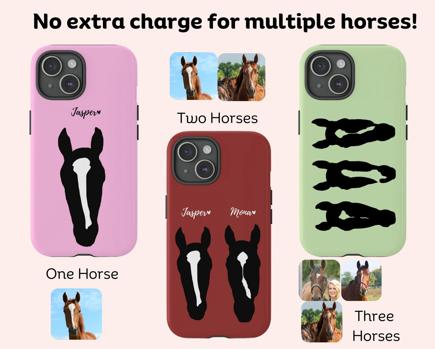 Custom Horse Silhouette Phone Case - Google Pixel