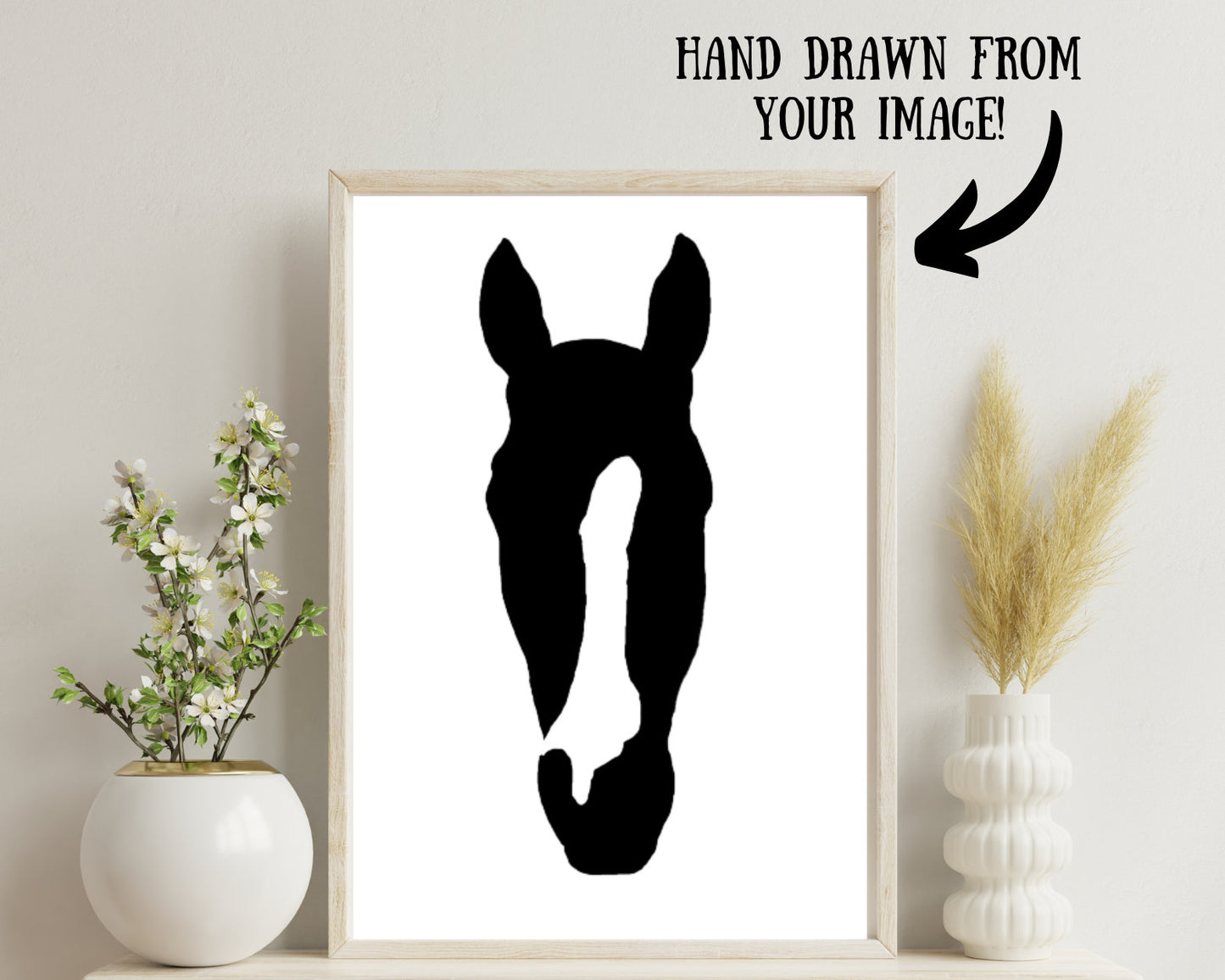 Custom Horse Silhouette Print